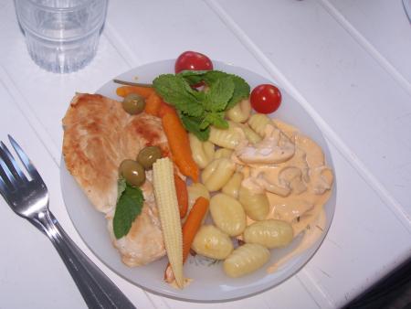 repas pr&eacute;par&eacute; par les mecs...